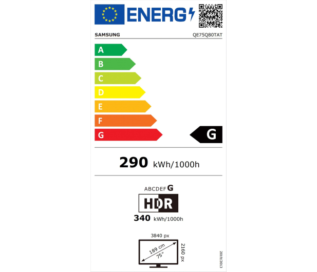 SAMSUNG QLED QE75Q80TAT DVB-T2 HEVC - 546995 - zdjęcie 2